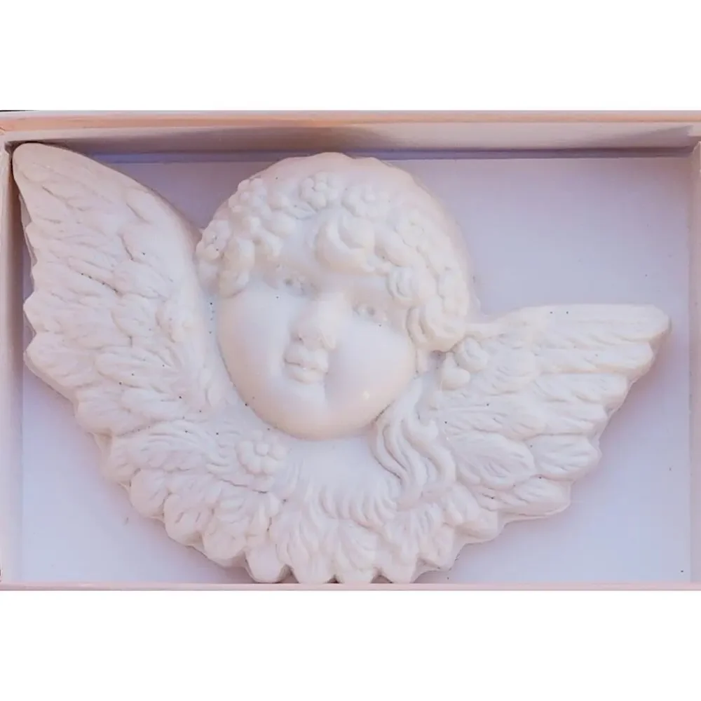 Vintage Saks Fifth Avenue Cherub Soap Gift Set NIB White Gardenia Angelcore NOS